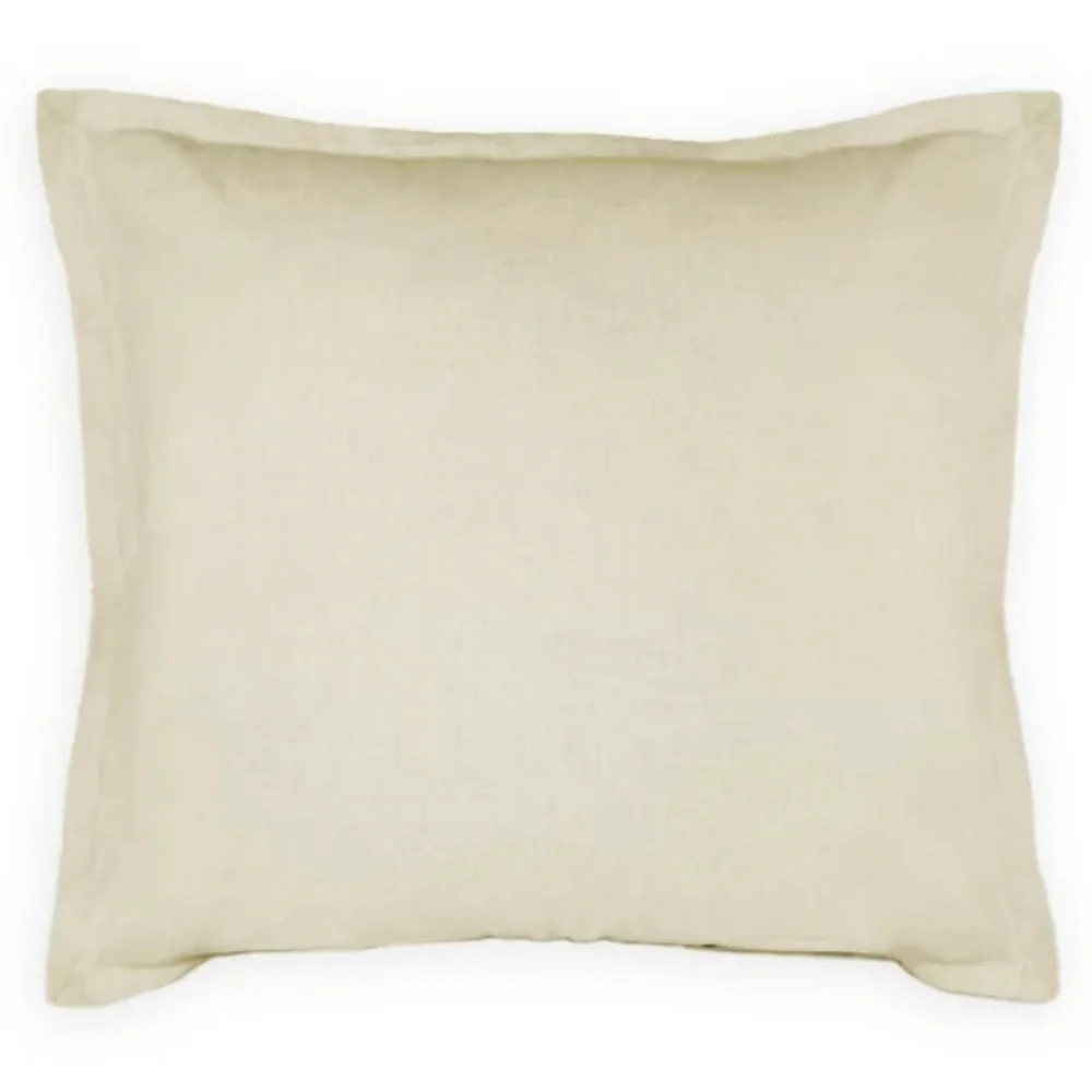 The Threadery Luxe Cotton Cashmere Euro Pillowcases, Oatmeal
